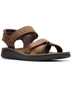 Clarks Collection Wesley Shore Sandals - Brown