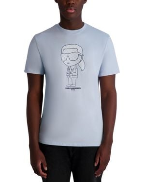 Karl Lagerfeld Karl Caricature T-shirt - Blue
