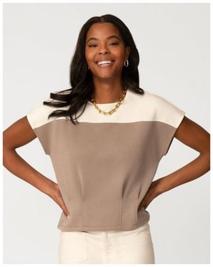 Cable & Gauge Short Sleeve Tee - Brown