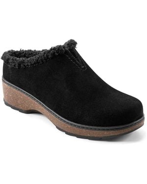 Earth Kolia Slip-on Heeled Clogs - Black