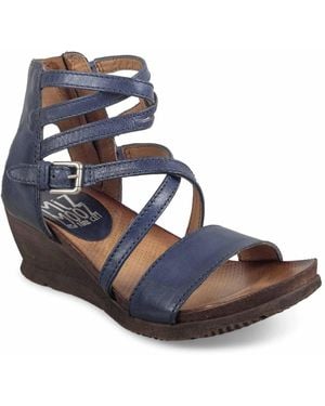 Miz Mooz Wedge Sandal - Blue
