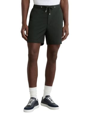 Reiss Textured Drawstring Shorts - Black
