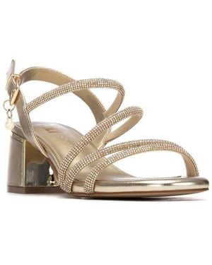 Xti Block Heel Sandals - Natural
