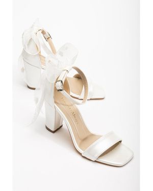 Forever & Always Shoes Rafaelle Bridal Sandals - White
