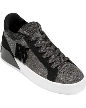 DKNY Mallory Lace-up Sneakers - Black