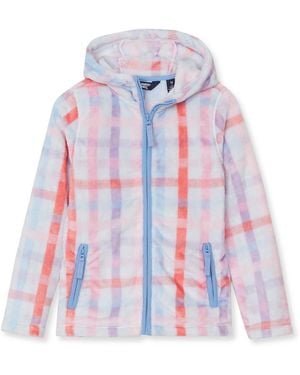 Lands' End Girls Softest Fleece Hoodie - White