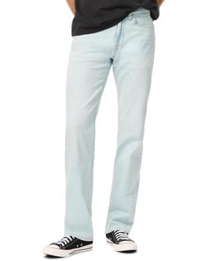 Buffalo David Bitton Relaxed Straight Driven Light Rinse Denim Jeans - Blue