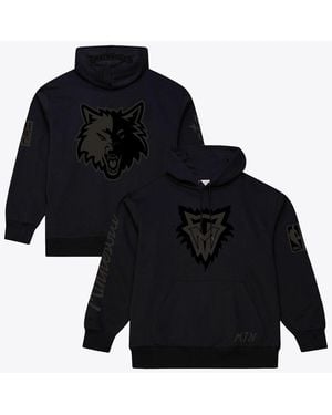 Mitchell & Ness Minnesota Timberwolves Phantom Fleece Hoodie - Black