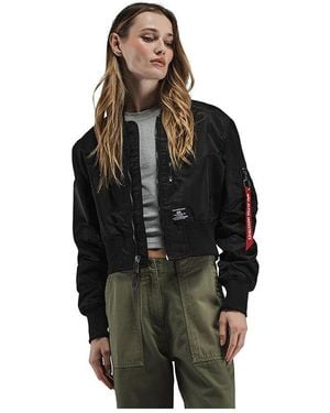 Alpha Industries L-2b Cropped Gen Ii Flight Jacket W - Black