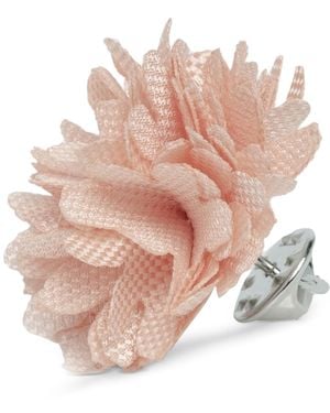Con.struct Ceremony Flower Lapel Pin - Pink