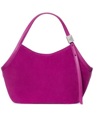 Kate Spade Deco Suede Small Tulip Tote Handbag - Pink