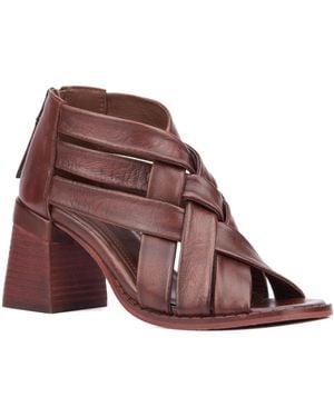 Vintage Foundry Owena Heel Sandal - Brown