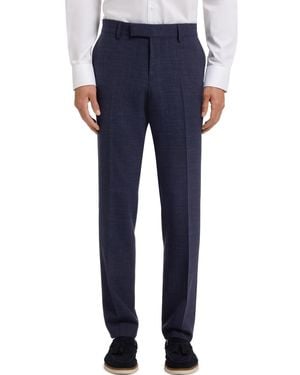 BOSS Boss By Melange Stretch Slim-fit Pants - Blue