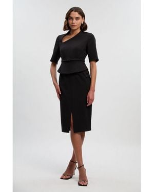 Designer Black Short Sleeve Pencil Dresses for Women - Up to 82% off | Lyst