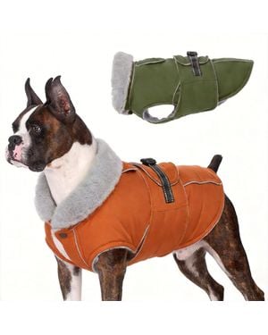 Aronkl Reflective Waterproof Dog Jacket - Green