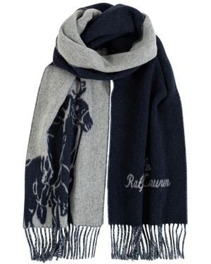 Polo Ralph Lauren Big Pony Jacquard Scarf - Black