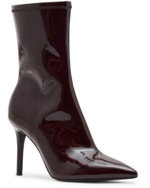 Madden Girl Kraftt Stiletto Dress Booties - Brown
