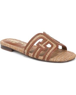 Sam Edelman Bay Slip-on Flat Sandals - Brown