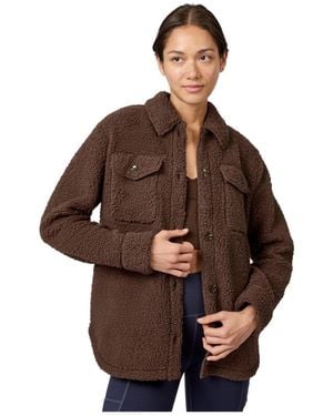 Free Country High Pile Shacket - Brown
