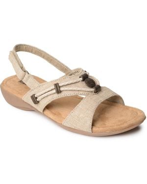 Minnetonka Silvie Slingback Sandals - Natural