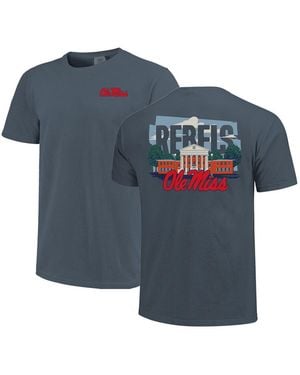 Image One And Ole Miss Rebels Hyper Local Lyceum T-shirt - Blue