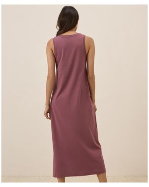 Pact Organic Cotton Softspun A-line Tank Dress in Natural | Lyst