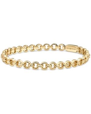 DEVATA Cable Link Bangle Bracelet - Metallic
