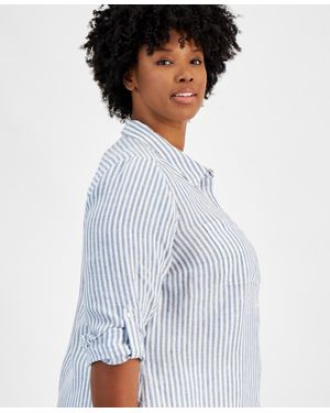 Macy's charter club plus size tops deals
