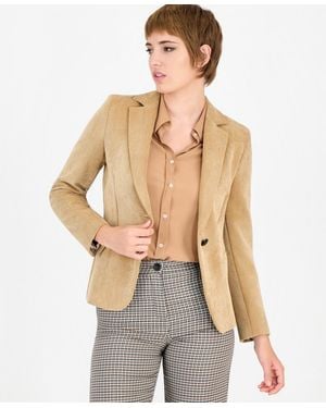 Marella Emmeresia Velvet Business-casual Blazer - White