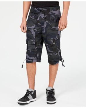 Sean John Big & Tall 15" Classic Flight Cargo Shorts - Multicolor