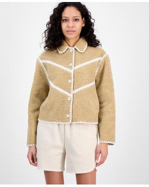 UGG Ellison Fluff Shell Jacket - Natural