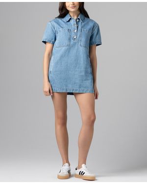 Blank NYC Denim Shift Dress - Blue