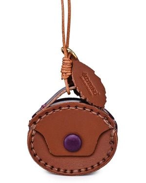 Old Trend Oval Mini Handcrafted Charm - Brown