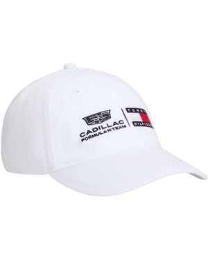 Tommy Hilfiger Dual-logo Baseball Cap - White