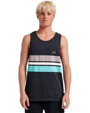 Quiksilver Original Stripe Tank Top - Black