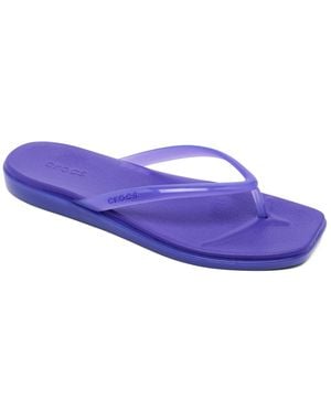 Crocs™ Miami Flip-flop Sandals From Finish Line - Purple