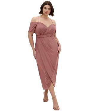 City Chic Entwine Maxi Dress - Red