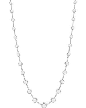 Macy's Lab-grown Diamond Necklace (7 Ct. T.w. - Metallic