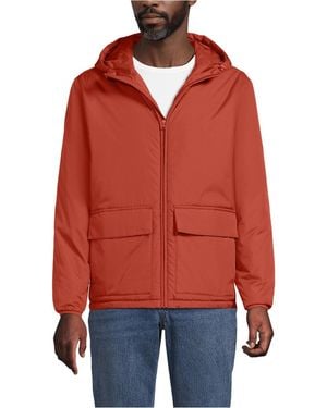 Lands' End Featherfree Insulated Hooded Jacket - Red