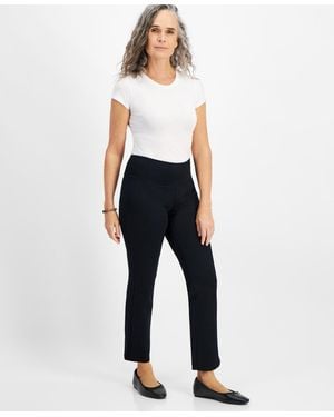 Style & Co. Straight-leg Ponte-knit Pants - White