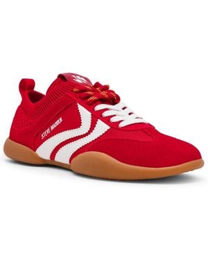 Steve Madden Reboot Lace-up Sneakers - Red