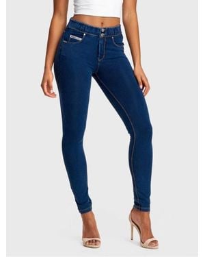 Freddy High-rise Shaping Skinny Jeans - Blue