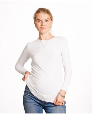Nom Maternity Maternity Liv Long Sleeve Tee - Black
