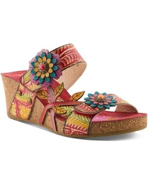 L'ARTISTE Spring Step Moai Slide - Pink