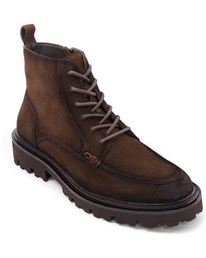 Anthony Veer Everest Lace-up Moccasin Boots - Brown