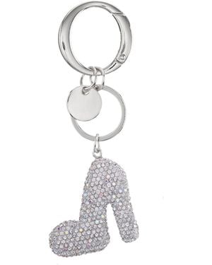 Nina High Heel Pump Bag Charm - White