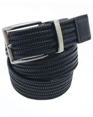 Ted Baker Reversible Stretch Braid Leather Belt - Black