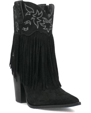 Dingo Crazy Train Leather Boot - Black