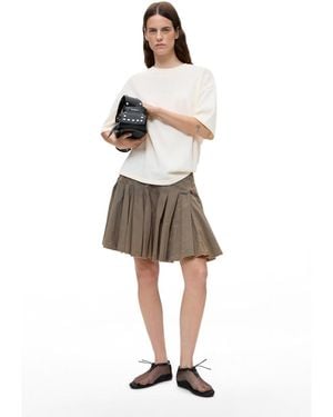 Desigual Pleated Skirt - Natural
