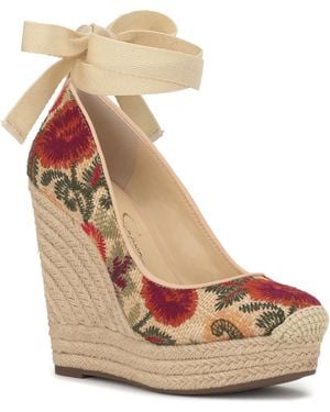 Jessica Simpson Zexie Espadrille Wedge Sandals - Brown